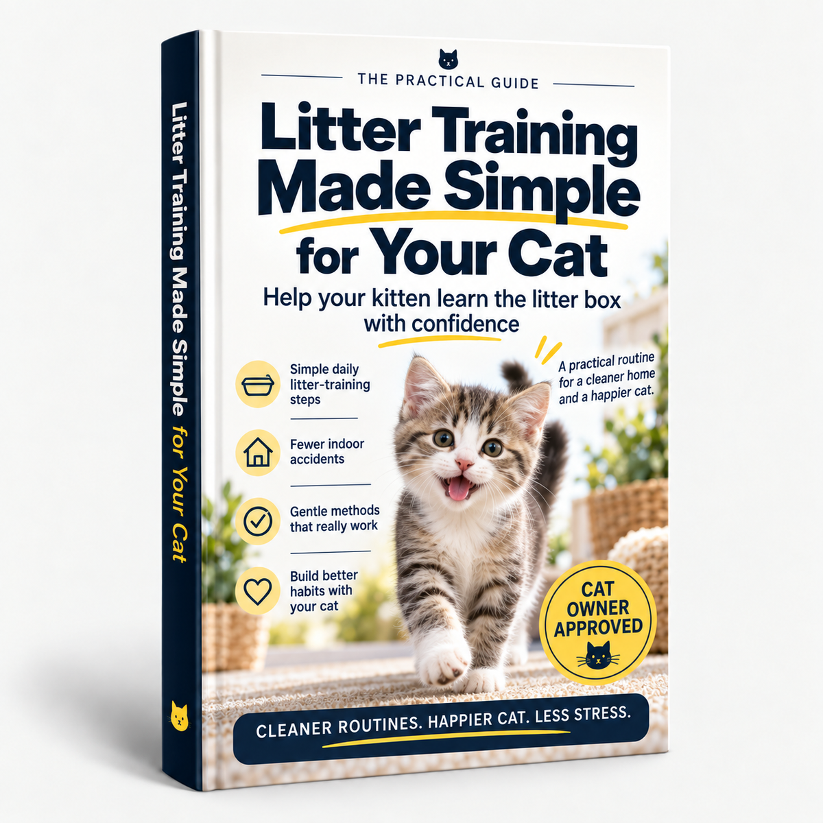 Ebook cover for Potty Training Made Simple for Your Cat